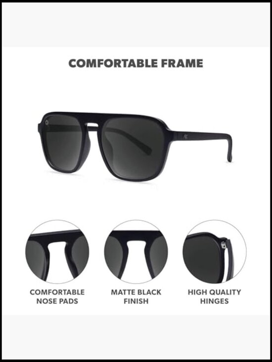 Polarized Sunglasses with Polycarbonate Frame, UV400 Protection, Retro Square main image 4
